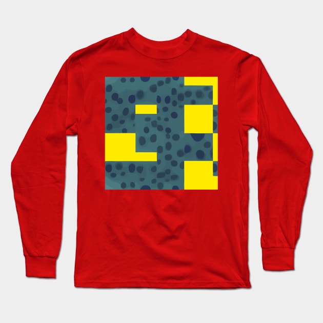 Futuristic Abstact design Long Sleeve T-Shirt by electric art finds